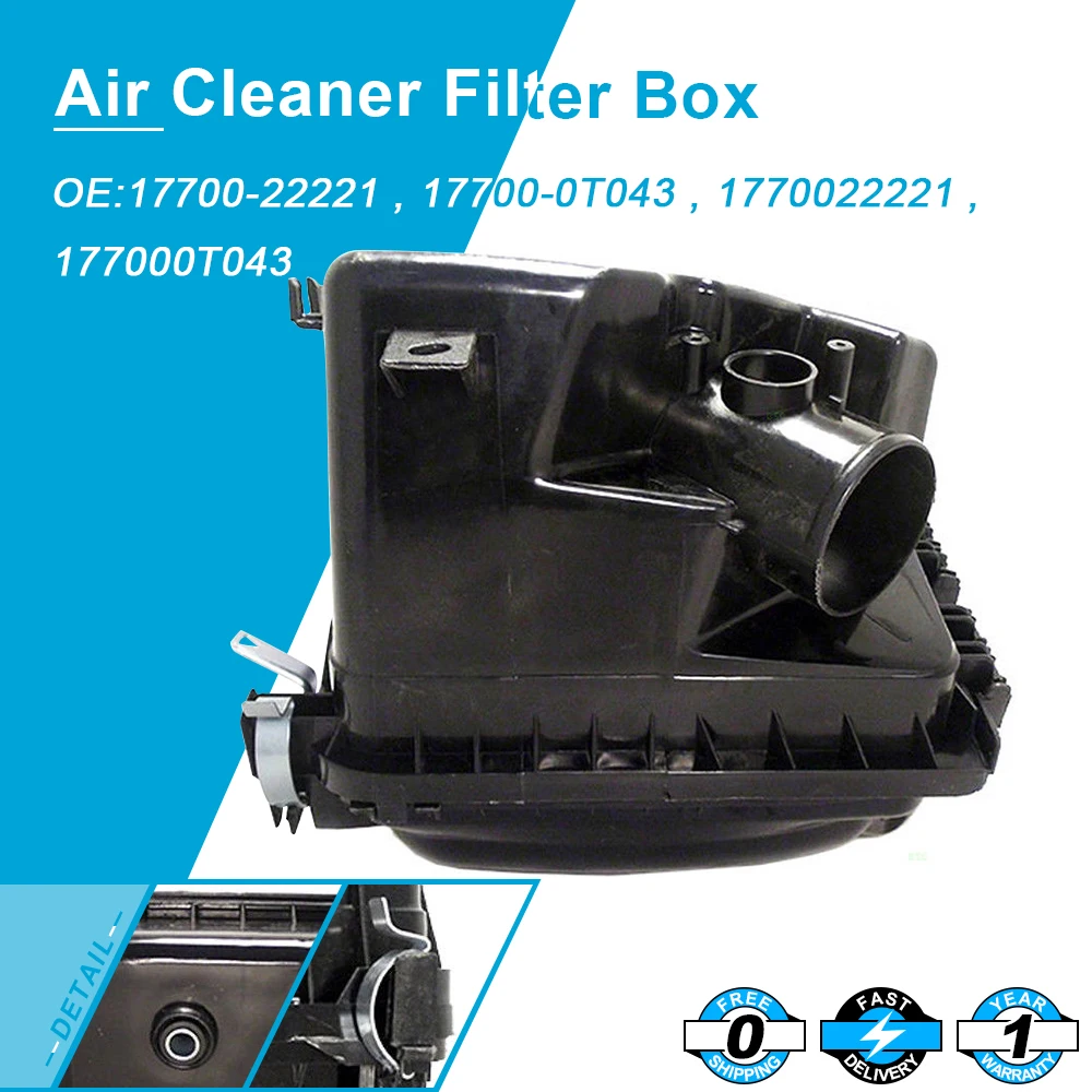 New Air Cleaner Filter Box Fit For Toyota Corolla Matric 1.8L 17700-0T043
New Air Cleaner Filter Box Fit For Toyota Corolla Matric 1.8L 17700-0T043