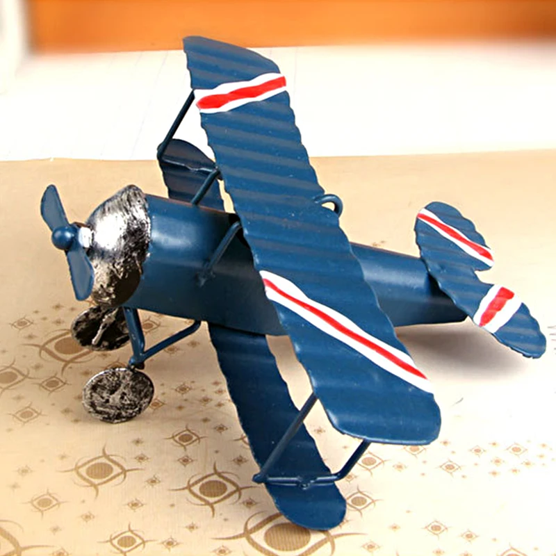 Vintage Metal Plane Home Ornaments Air plane Model Toys For Children Airplane Miniature Models Retro Creative Home Decorations
Vintage Metal Plane Home Ornaments Air plane Model Toys For Children Airplane Miniature Models Retro Creative Home Decorations