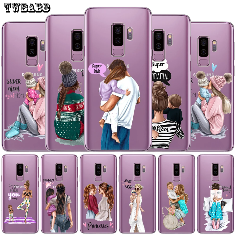 Fashion Super Dad mom Girl Baby Phone Case For Cover Samsung Galaxy S9 S8 S10 Plus S7 S6 Edge S10 Lite Note 8 9 Funda Etui
Fashion Super Dad mom Girl Baby Phone Case For Cover Samsung Galaxy S9 S8 S10 Plus S7 S6 Edge S10 Lite Note 8 9 Funda Etui