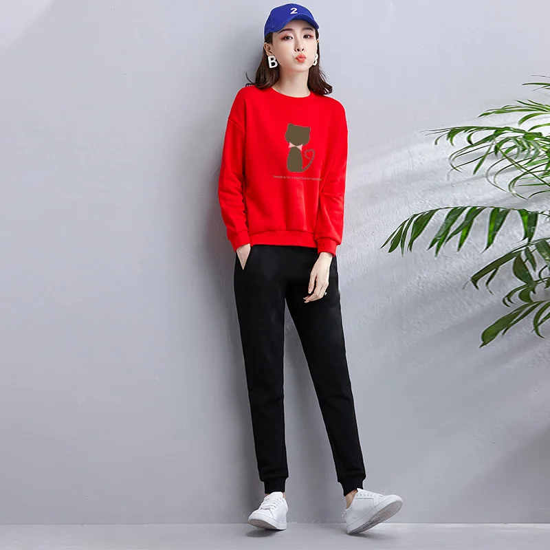 Cotton Pajama Women Pants Tracksuit Woman Autumn Winter Clothes 2 Pcs Sport Suit Casacos
Cotton Pajama Women Pants Tracksuit Woman Autumn Winter Clothes 2 Pcs Sport Suit Casacos