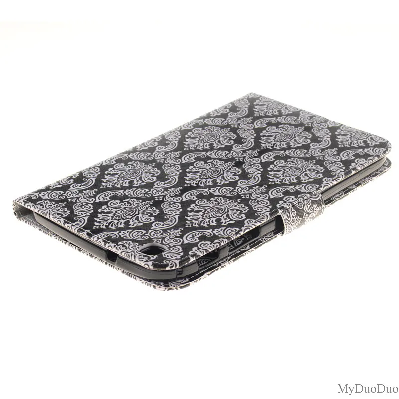 Stand Flip Wallet Case For Samsung Galaxy Tab 3 8.0 inch Cases SM T310 T311 T315 Tablet Back Cover Stand Two Sides Painted Bag (76)