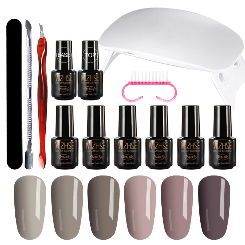 MIZHSE Manicure Set For Nail Gel Nail Polish Set Nail Art Tools For Manicure Semi Permanent UV Gel All For Manicure Pedicure
MIZHSE Manicure Set For Nail Gel Nail Polish Set Nail Art Tools For Manicure Semi Permanent UV Gel All For Manicure Pedicure