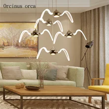 Nordic creative gulls chandelier living room restaurant bar corridor modern minimalist LED bird Chandelier free shipping
Nordic creative gulls chandelier living room restaurant bar corridor modern minimalist LED bird Chandelier free shipping