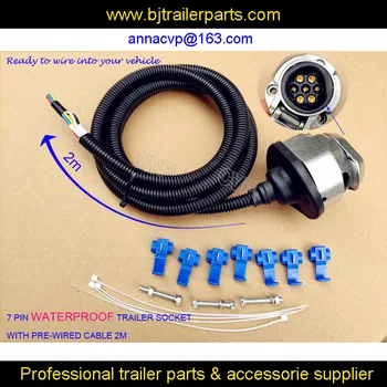 CVP waterproof 12N 7 pin trailer plug pre-wired cable truck automotive parts trailer connector trailer socket,trailer parts
CVP waterproof 12N 7 pin trailer plug pre-wired cable truck automotive parts trailer connector trailer socket,trailer parts
