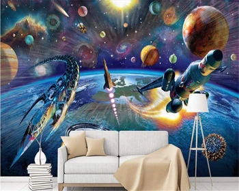 beibehang wallpaper for walls 3 d Custom hand-drawn cartoon space spaceship papel de parede infantil children's room wallpaper
beibehang wallpaper for walls 3 d Custom hand-drawn cartoon space spaceship papel de parede infantil children's room wallpaper