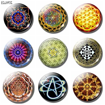 Sunshine Flower of Life 30 MM Fridge Magnet Sacred Geometry Glass Cabochon Magnetic Refrigerator Stickers Note Holder Home Decor
Sunshine Flower of Life 30 MM Fridge Magnet Sacred Geometry Glass Cabochon Magnetic Refrigerator Stickers Note Holder Home Decor