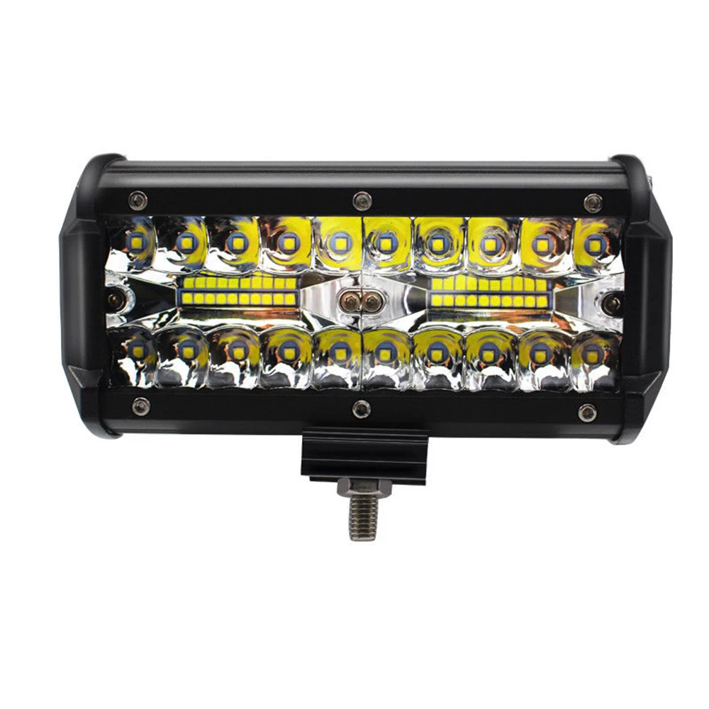 7 Inch 120W 16000LM Three Rows Auto Car Work Waterproof Light LED For Off-road Car Pickup Wagon Truck Motorcycle SUV/ATV 12-80V 
7 Inch 120W 16000LM Three Rows Auto Car Work Waterproof Light LED For Off-road Car Pickup Wagon Truck Motorcycle SUV/ATV 12-80V