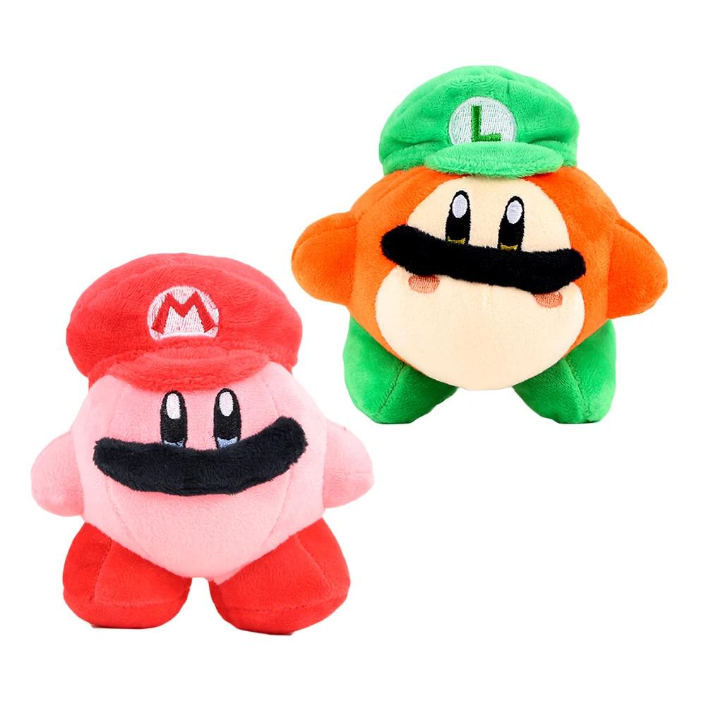 2 Style Super Mario Kirby Plush Toys Green & Red Hat Kirby Stuffed Plush Doll Gifts Toys for Children
2 Style Super Mario Kirby Plush Toys Green & Red Hat Kirby Stuffed Plush Doll Gifts Toys for Children
