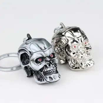 Action movie The Terminator keychain Cameron movie Terminator 3D head robot key chain Key Ring Key Holder Can Drop shipping
Action movie The Terminator keychain Cameron movie Terminator 3D head robot key chain Key Ring Key Holder Can Drop shipping