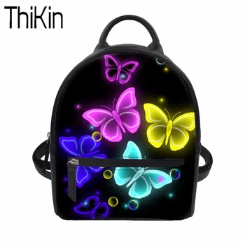 THIKIN Women Backpack 3D Bright Butterfly Printing Mini Backpacks for Adolescent Girls School Bagpack Small PU Leather Rucksack
THIKIN Women Backpack 3D Bright Butterfly Printing Mini Backpacks for Adolescent Girls School Bagpack Small PU Leather Rucksack