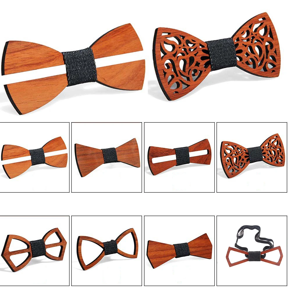 KLV Elegant Hollow Retro Creative Men Wood Bow Ties Fashion Handmade Butterfly Ties Wedding Party Clothes Accessories
KLV Elegant Hollow Retro Creative Men Wood Bow Ties Fashion Handmade Butterfly Ties Wedding Party Clothes Accessories