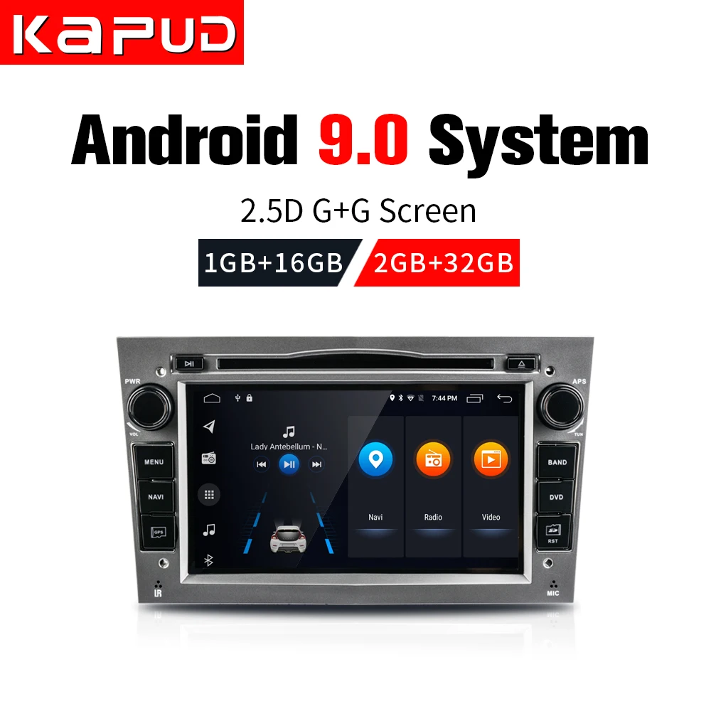 Kapud DSP Android 9. 0 Car GPS2 DIn DVD Player Quad Core Raido Stereo Wifi Multimedia For Opel Astra/Vectra/Zafira/Antara/Corsa
Kapud DSP Android 9. 0 Car GPS2 DIn DVD Player Quad Core Raido Stereo Wifi Multimedia For Opel Astra/Vectra/Zafira/Antara/Corsa