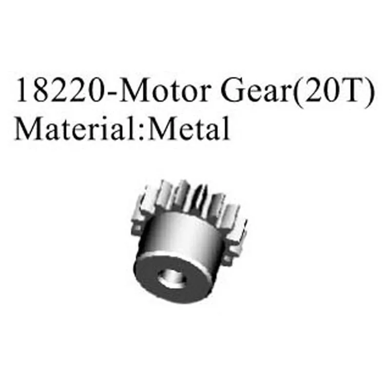 RC CAR PRO. SPARE PARTS METAL MOTOR GEAR (20T) FOR HSP 1/16 BUGGY 94185PRO, 94186PRO (part no. 18220)
RC CAR PRO. SPARE PARTS METAL MOTOR GEAR (20T) FOR HSP 1/16 BUGGY 94185PRO, 94186PRO (part no. 18220)