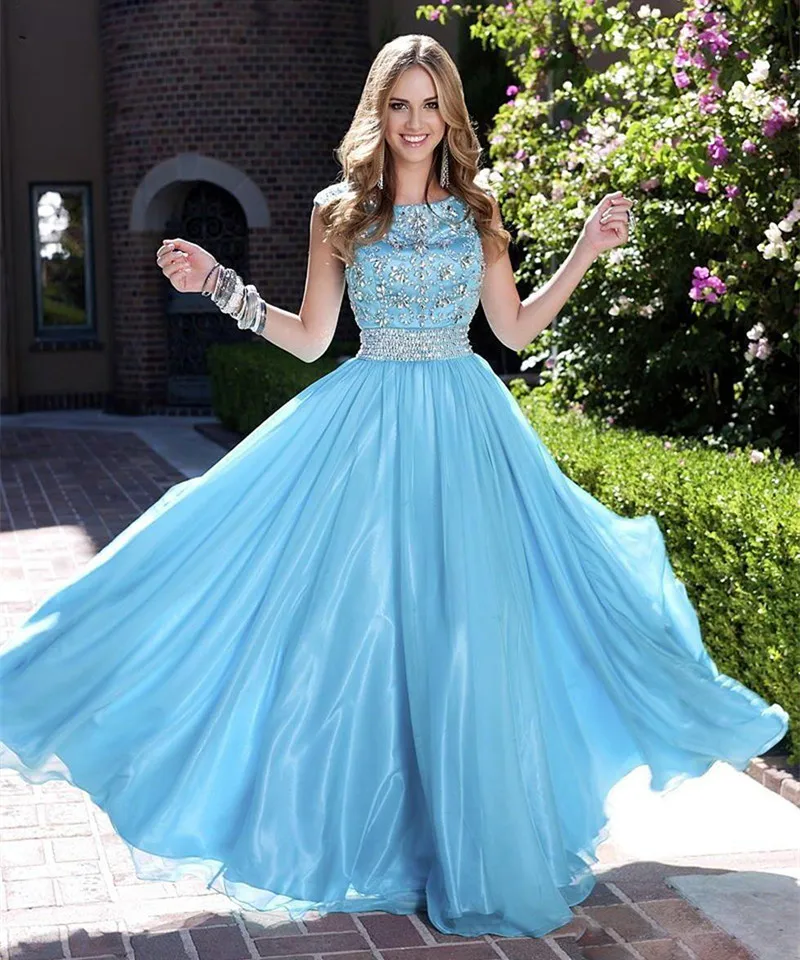New Fashion Blue Beaded A-Line Evening Dresses Long 2017 Scoop Neck Sleeveless Party Prom Gown Formal Dress Abendkleider 2017
New Fashion Blue Beaded A-Line Evening Dresses Long 2017 Scoop Neck Sleeveless Party Prom Gown Formal Dress Abendkleider 2017