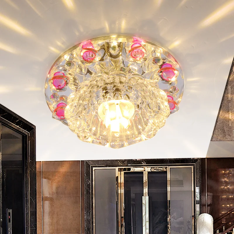 Crystal led ceiling light simple flowers 3W corridor entrance pass ceiling hidden pink/blue/coffee color lace lamps ZA
Crystal led ceiling light simple flowers 3W corridor entrance pass ceiling hidden pink/blue/coffee color lace lamps ZA