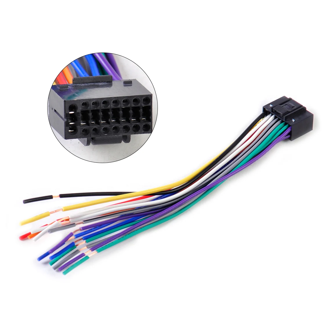 CITALL New Car Radio Stereo ISO Standard Wiring Harness CD Player Plug Cable Cord for Kenwood Car Stereo with 16 Pin Connector
CITALL New Car Radio Stereo ISO Standard Wiring Harness CD Player Plug Cable Cord for Kenwood Car Stereo with 16 Pin Connector