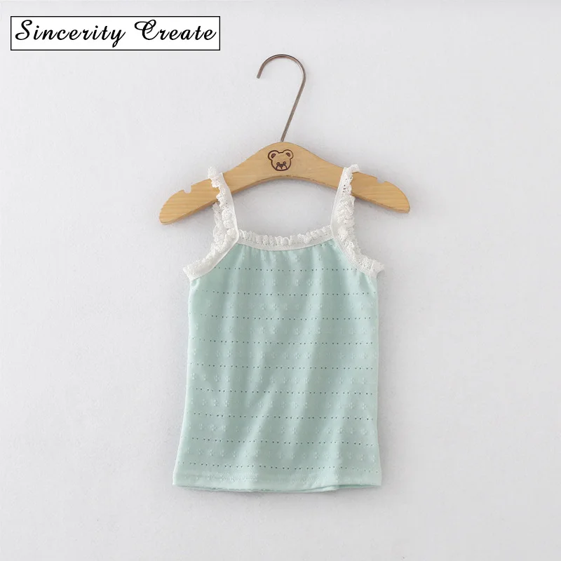 2018 summer new lace girls' vest mesh cotton sun-top for girls Breathable girls Camisoles tanks baby girls underwear kids top
2018 summer new lace girls' vest mesh cotton sun-top for girls Breathable girls Camisoles tanks baby girls underwear kids top