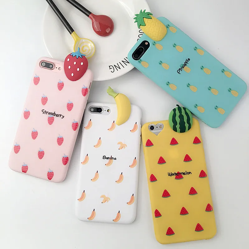 GYKZ 3D Fruit Pineapple Phone Case For iPhone 8 7 X 6 6s Plus Banana Watermelon Pattern Soft TPU Back Cover For iPhone 6 Capa
GYKZ 3D Fruit Pineapple Phone Case For iPhone 8 7 X 6 6s Plus Banana Watermelon Pattern Soft TPU Back Cover For iPhone 6 Capa