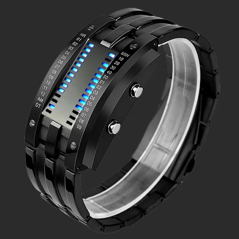 New Brand Lovers' Wristwatch Men Women Fashion Creative Binary Watches Luminous LED Electronic Sport Smart Watch
New Brand Lovers' Wristwatch Men Women Fashion Creative Binary Watches Luminous LED Electronic Sport Smart Watch