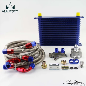 15 ROW OIL COOLER KIT FOR N**ISSAN S**ilvia S13 S14 S15 180SX 200SX 240SX SR20DET Blue
15 ROW OIL COOLER KIT FOR N**ISSAN S**ilvia S13 S14 S15 180SX 200SX 240SX SR20DET Blue