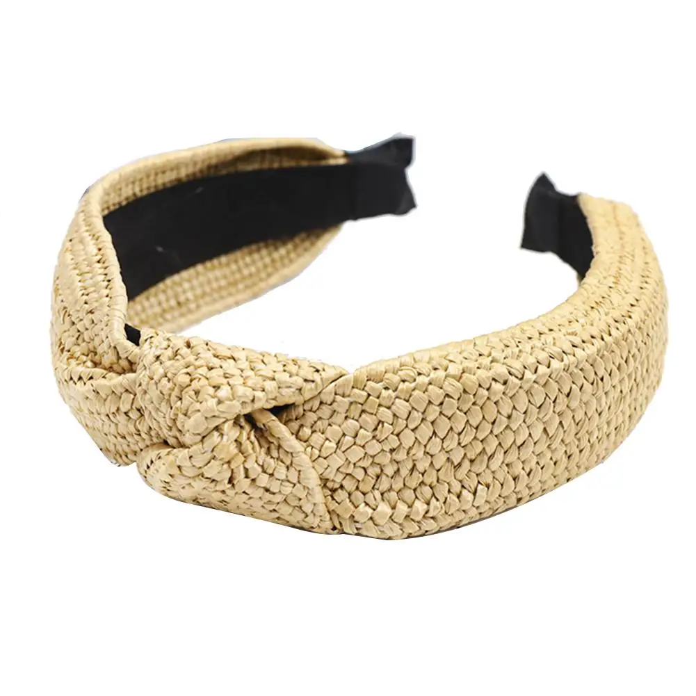 Summer Beach Straw Weave Cross Knotted Hair Hoop Women Wide Headband Headwear 2019
Summer Beach Straw Weave Cross Knotted Hair Hoop Women Wide Headband Headwear 2019