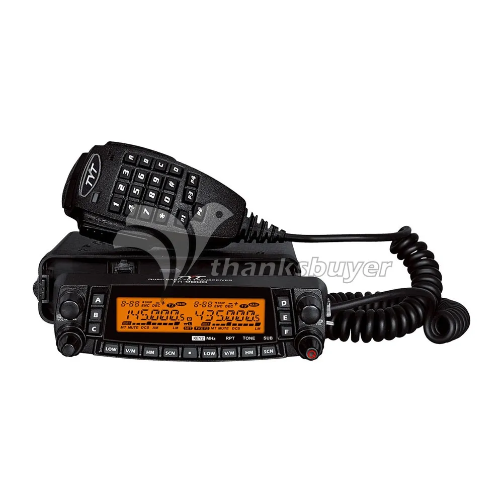 Image TYT TH9800 50W Mobile Radio Transceiver VHF UHF Quad Band Car Radio Station CB Walkie Talkie for truckers Ham Radio