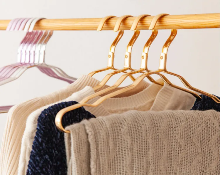 Aluminum Non-slip Suit Hangers Drying Racks Clothes Rack Widened Section Metal Hanger Clothing Household | Дом и сад