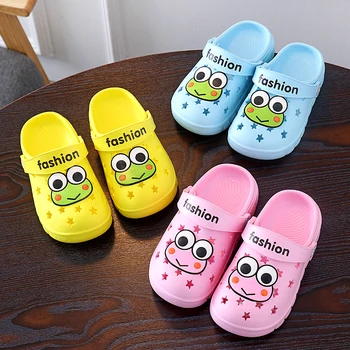 Baby Boys Girls Slippers Sandals Cartoon Fashion Frog Print Child Toddler Slipper Shoes Home Wear Kids Infant Sandal Shoes
Baby Boys Girls Slippers Sandals Cartoon Fashion Frog Print Child Toddler Slipper Shoes Home Wear Kids Infant Sandal Shoes