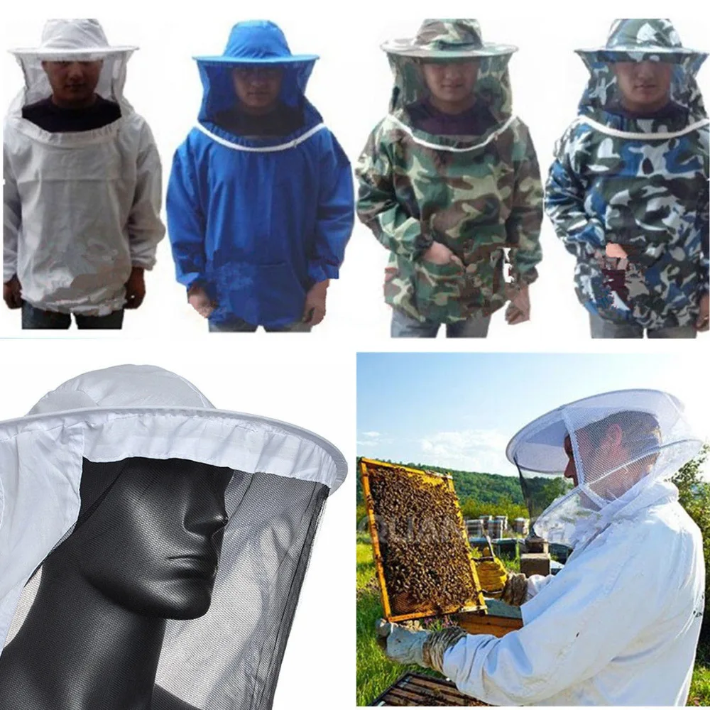 Фото Куртка для пчеловодства с вуалью защитное оборудование костюмы рукавами | Защитная одежда (32986721144)
