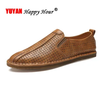 2019 Summer Shoes Men Sandals Flat Leather Men Shoes Loafers Breathable Holes Shoes Slip-on Male Loafers Soft Comfortable A1261
2019 Summer Shoes Men Sandals Flat Leather Men Shoes Loafers Breathable Holes Shoes Slip-on Male Loafers Soft Comfortable A1261