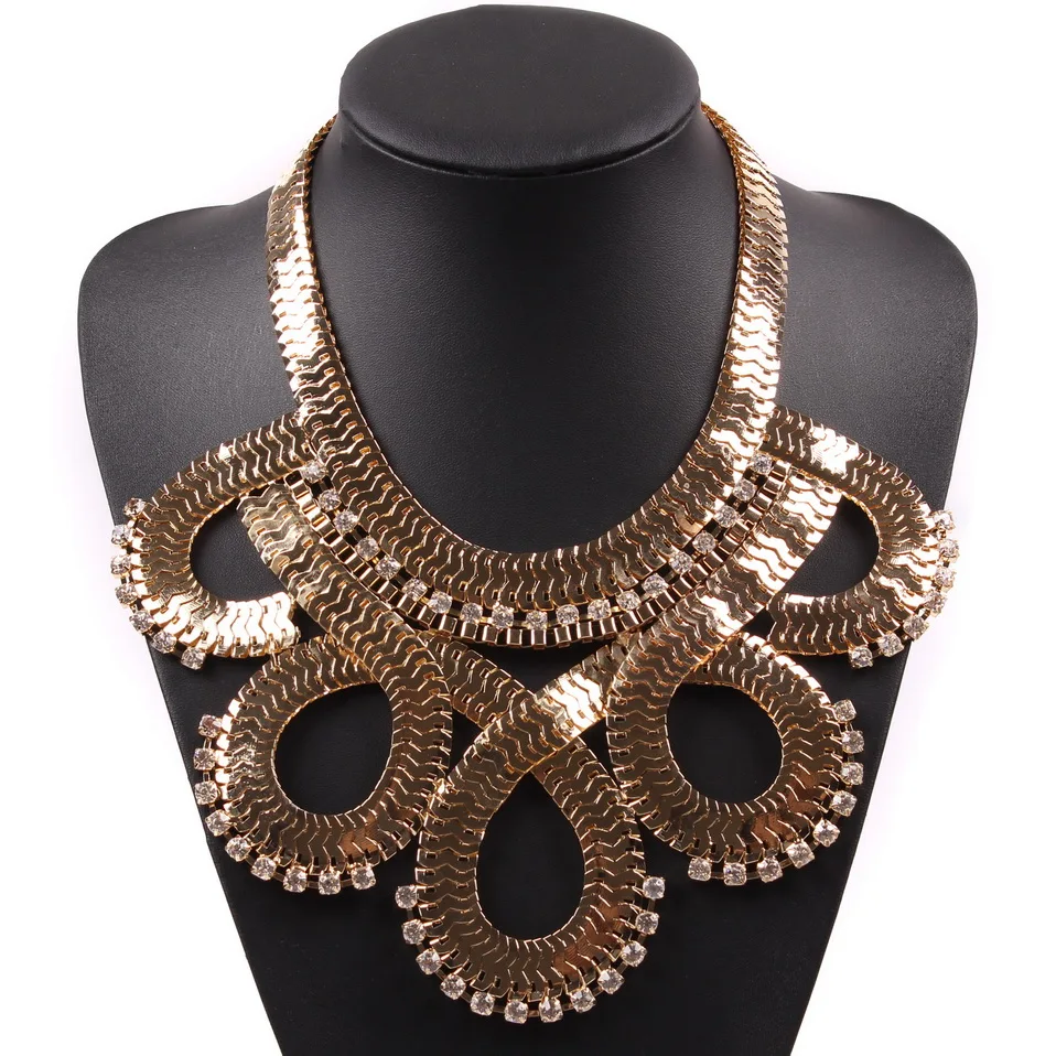 2019 New Design Cheap Fashion Collar Statement USA Jewelry Gold Color Chain Rhinestone Big Chunky Choker Necklace
2019 New Design Cheap Fashion Collar Statement USA Jewelry Gold Color Chain Rhinestone Big Chunky Choker Necklace