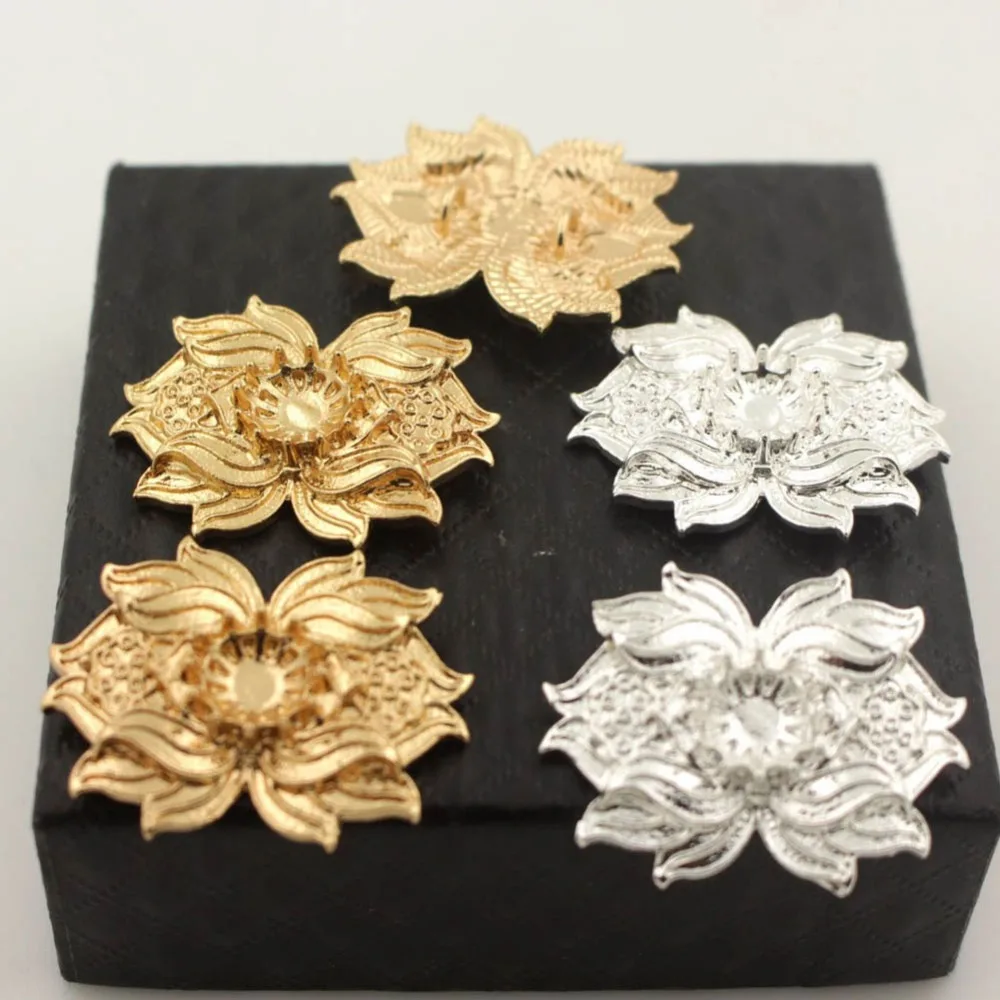 Filigree Lotus Flower Pendant Charms Connectors Brass Metal Findings DIY Stuffs Ancient Jewelry Accessories Choose Colors
Filigree Lotus Flower Pendant Charms Connectors Brass Metal Findings DIY Stuffs Ancient Jewelry Accessories Choose Colors