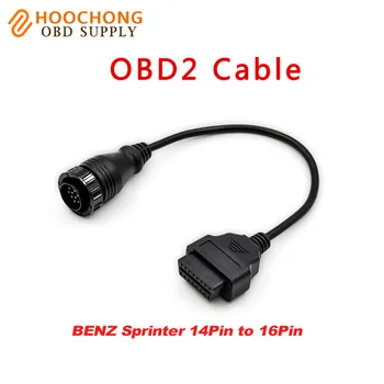 for BENZ Sprinter 14Pin to 16Pin Adaptor Cable sprinter 14 PIN to 16 pin Connector Cable
for BENZ Sprinter 14Pin to 16Pin Adaptor Cable sprinter 14 PIN to 16 pin Connector Cable