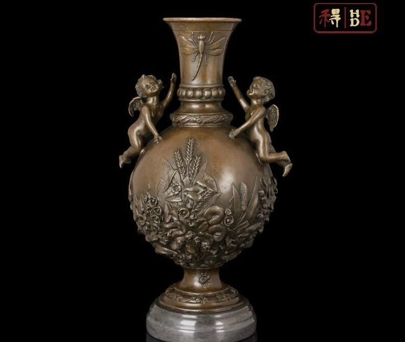 17 Abstract Art Sculpture Copper Bronze Marble Base Bottle Pot Vase Angel Statue
17 Abstract Art Sculpture Copper Bronze Marble Base Bottle Pot Vase Angel Statue