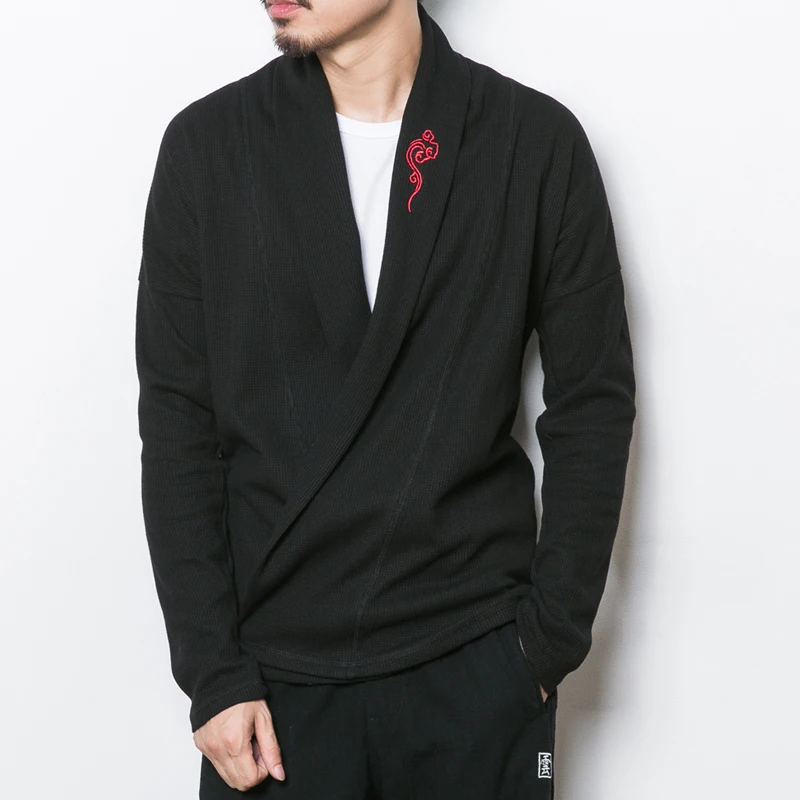 Men Japan Streetwear Fashion Casual Cardigan Coat Male Chinese Style Embroidery Sweater Knitted Jacket Outerwear
Men Japan Streetwear Fashion Casual Cardigan Coat Male Chinese Style Embroidery Sweater Knitted Jacket Outerwear