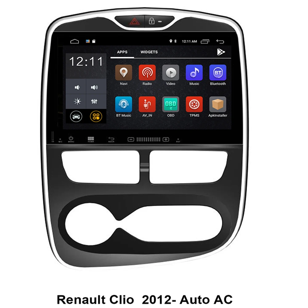 Android 10 автомобильный DVD плеер без GPS навигатора для Renault Clio 2013 2019 радиоплеер