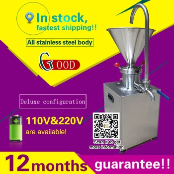 Almond Butter Grinder Cheese, chocolate, peanut butter sesame paste grind colloid mill machine
Almond Butter Grinder Cheese, chocolate, peanut butter sesame paste grind colloid mill machine