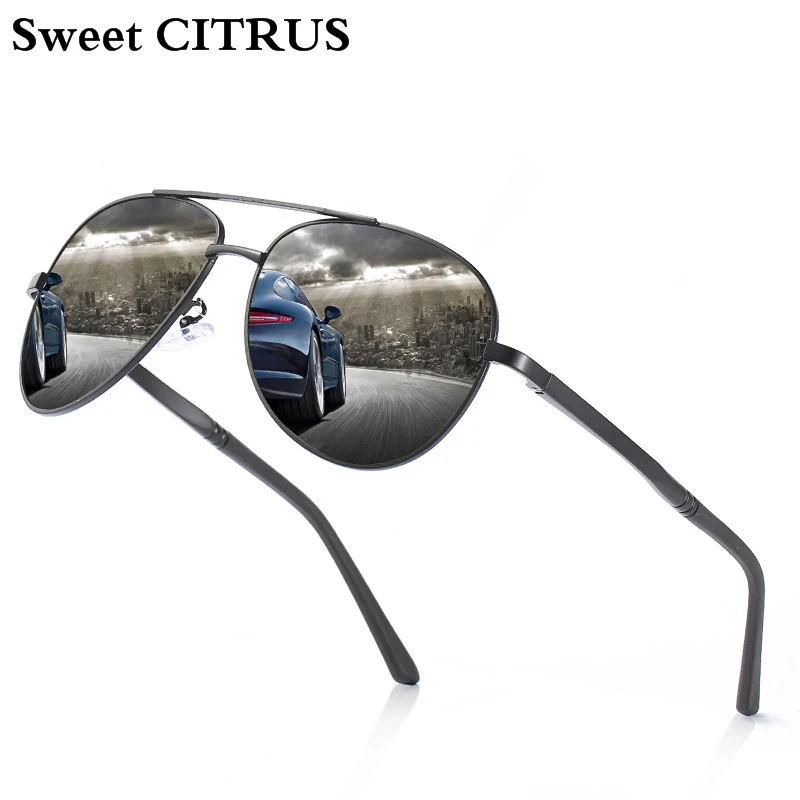 Sweet CITRUS Brand Designer Polarized Sunglasses Men Women Mirror UV400 Classic Retro Big Frame Metal Driving Pilot Sun Glasses
Sweet CITRUS Brand Designer Polarized Sunglasses Men Women Mirror UV400 Classic Retro Big Frame Metal Driving Pilot Sun Glasses