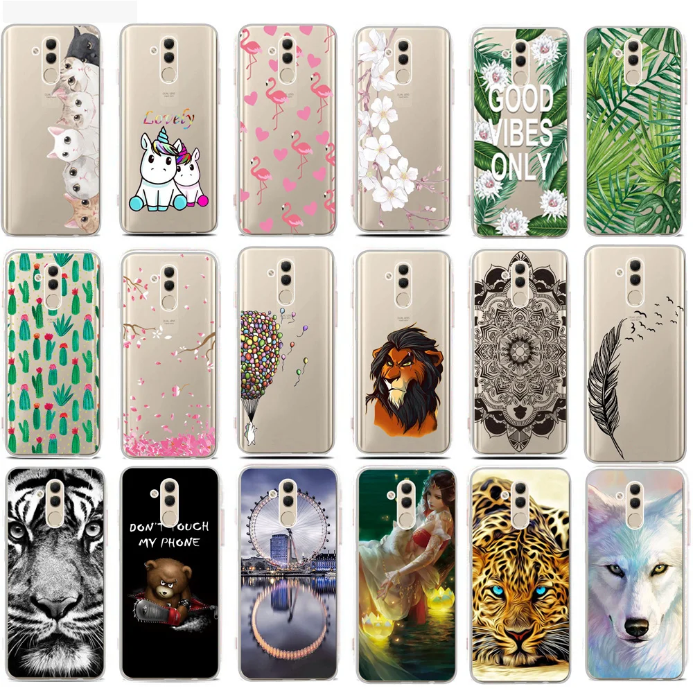 Honor 8X Max Patterned Slim Clear Soft TPU Case Cover sFor Huawei Mate 20 Lite Mate 20 Pro Nova 3 3i P Smart Plus Silicone Coque (1)
