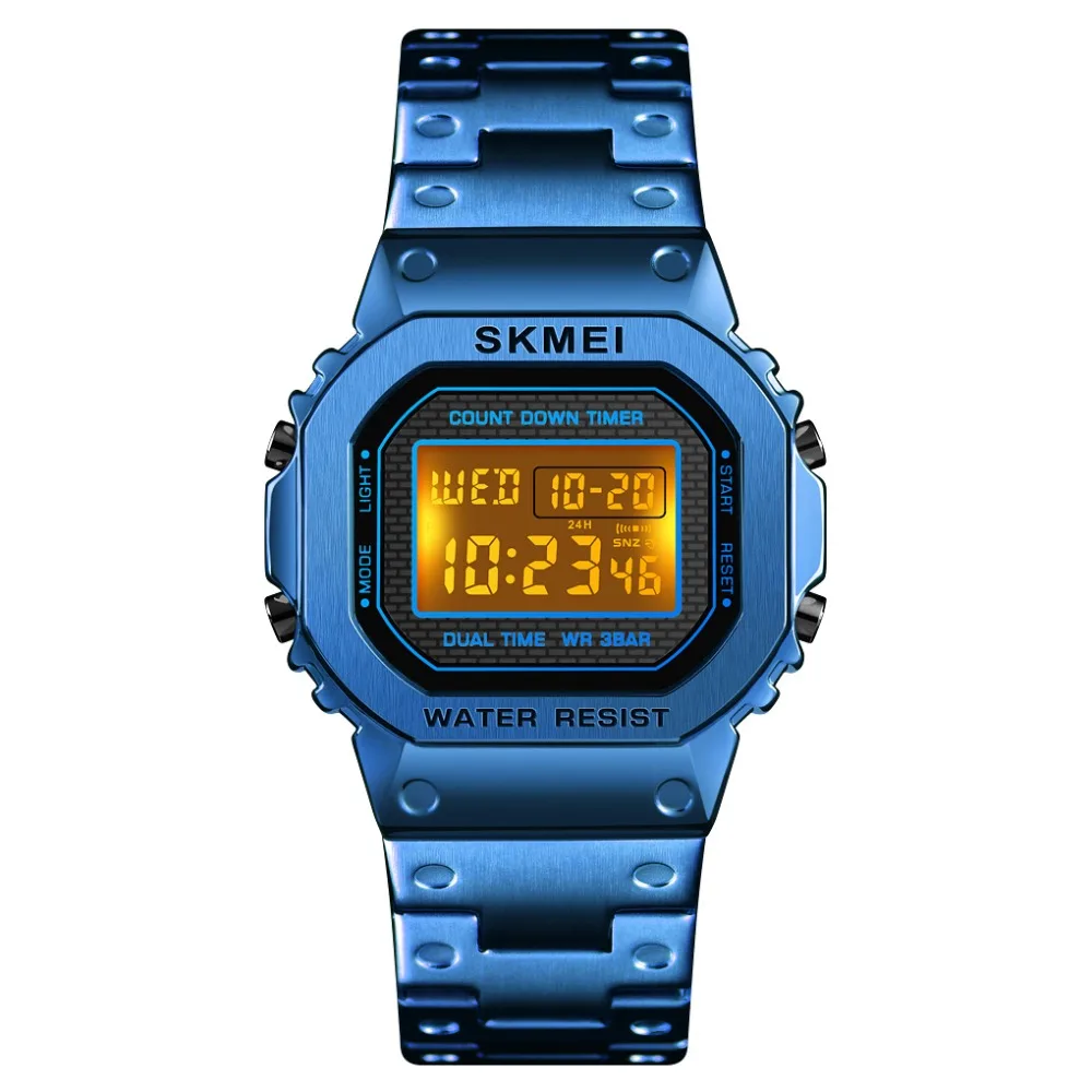 SKMEI Brand Men Sport Watch Waterproof Chronograph Countdown Digital Watch Men Fashion Electronic Wristwatch Alarm Clock
SKMEI Brand Men Sport Watch Waterproof Chronograph Countdown Digital Watch Men Fashion Electronic Wristwatch Alarm Clock