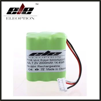 New Eleoption High Quality 7.2V 2000mAh Ni-MH Rechargeable Vacuum Battery for Mint 5200/5200C 7.2 Volt
New Eleoption High Quality 7.2V 2000mAh Ni-MH Rechargeable Vacuum Battery for Mint 5200/5200C 7.2 Volt