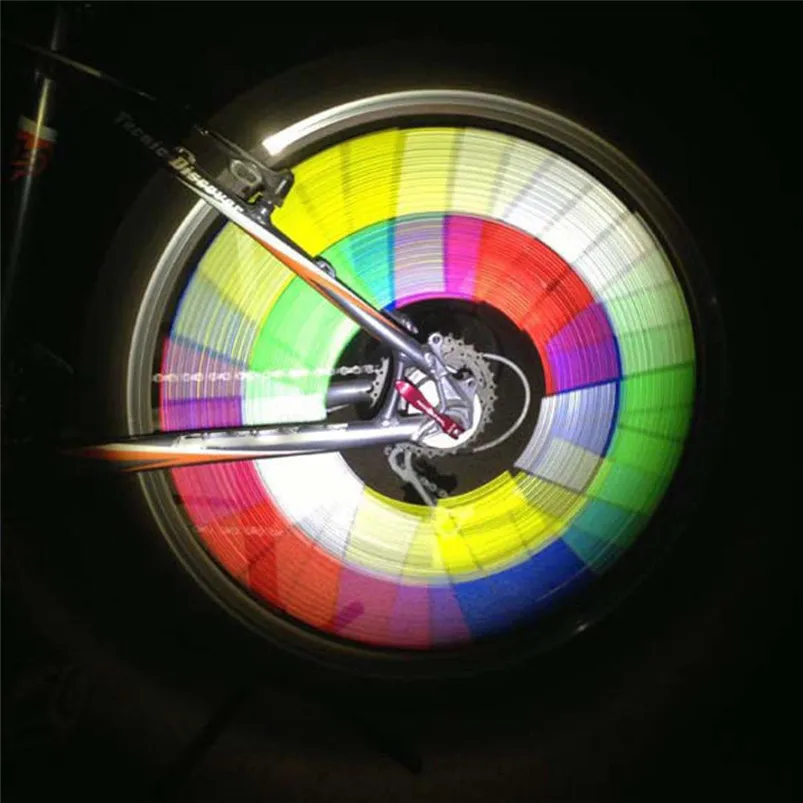 24pcs Cycling Bike Wheel Spoke Reflector Clips Reflective Warning Strip Tube (14)