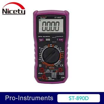 6000 Counts True RMS Students Multimeter 10A 1000V Manual Range Capacitance Digital Multimeter Nicety ST890D
6000 Counts True RMS Students Multimeter 10A 1000V Manual Range Capacitance Digital Multimeter Nicety ST890D