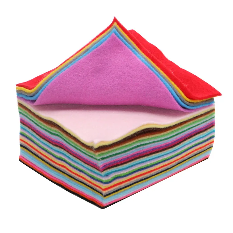 40PCS DIY Polyester Soft Felt Nonwoven Colorful Fabric Sheet Craft Work 15x15cm Non-fading
40PCS DIY Polyester Soft Felt Nonwoven Colorful Fabric Sheet Craft Work 15x15cm Non-fading