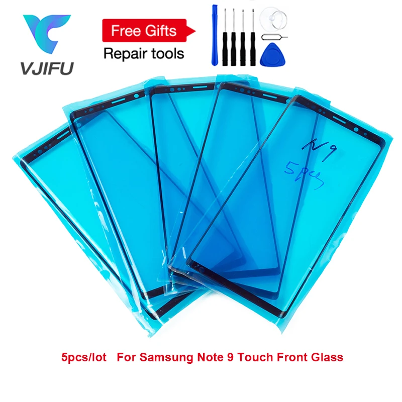 10 шт. Оригинальное Переднее стекло для Samsung Galaxy Note 8 / Note9 9 N960 N960F сенсорный экран