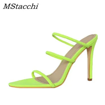 MStacchi Brand Lycra Fluorescent Peep Toe High Heels Shoes Woman Sexy Summer Sandals Ladies Pointed Toe Shoes Zapatos Mujer 2019
MStacchi Brand Lycra Fluorescent Peep Toe High Heels Shoes Woman Sexy Summer Sandals Ladies Pointed Toe Shoes Zapatos Mujer 2019