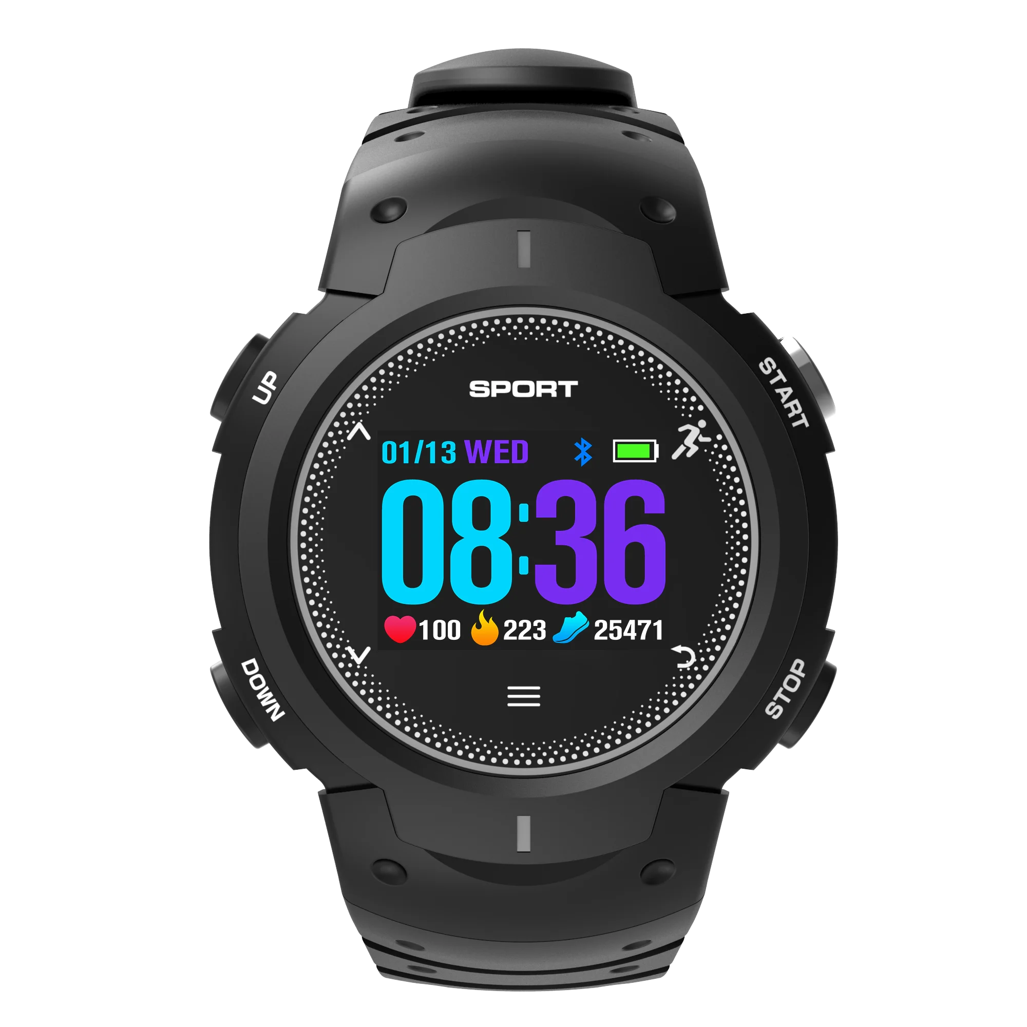 Smart Watch IP68 Waterproof Smartwatch Bluetooth Heart Rate Monitor Remote F13 Sports Outdoor Band Smartwatch
Smart Watch IP68 Waterproof Smartwatch Bluetooth Heart Rate Monitor Remote F13 Sports Outdoor Band Smartwatch