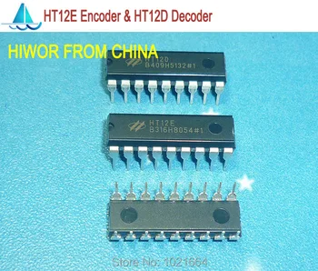 (20pcs/lot) 10 Pieces Of HT12D Decoder And 10 Pieces Of H12E Encoder Integrated Circuit IC DIP18 HOLTEK Original
(20pcs/lot) 10 Pieces Of HT12D Decoder And 10 Pieces Of H12E Encoder Integrated Circuit IC DIP18 HOLTEK Original