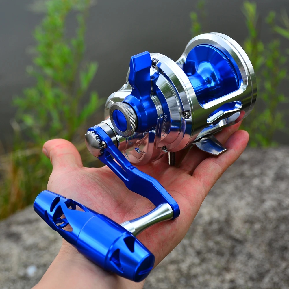 PRO BEROS Seawater Trolling Reels Aluminum CNC Machined Hollow Fishing Reels Jigging Reels (Left/Right-Hand)
PRO BEROS Seawater Trolling Reels Aluminum CNC Machined Hollow Fishing Reels Jigging Reels (Left/Right-Hand)