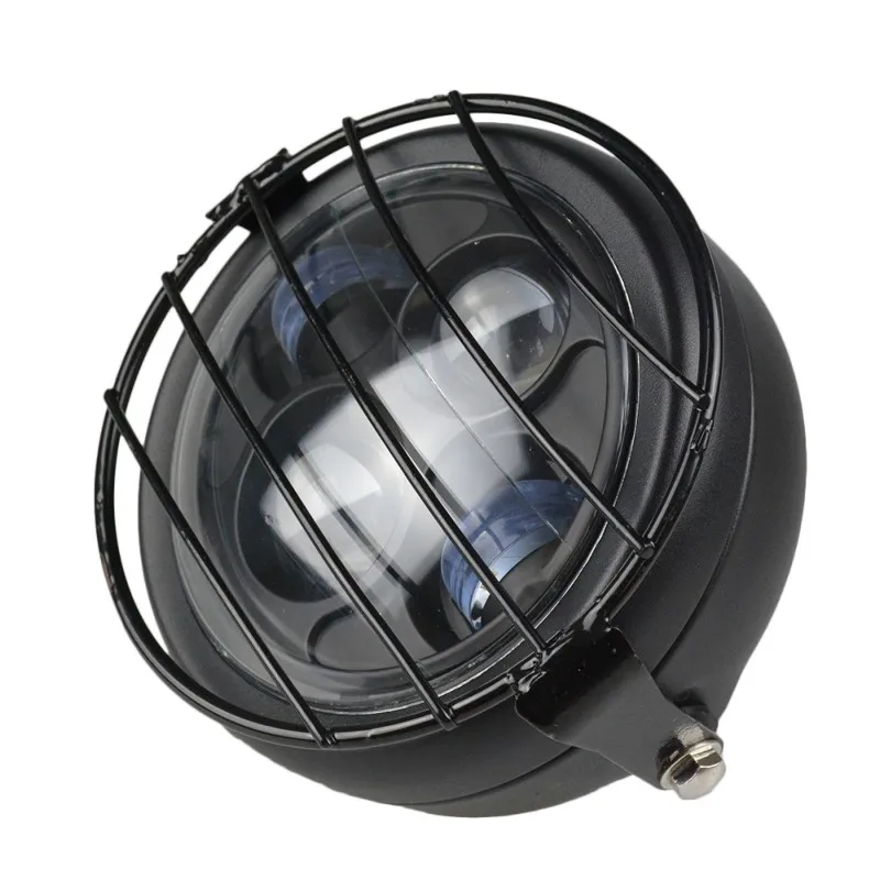 Motorcycle Headlight headlamp 12V LED Angel Eyes Lamp With Grill Drill For Harley Sportster Cafe Racer Bobber
Motorcycle Headlight headlamp 12V LED Angel Eyes Lamp With Grill Drill For Harley Sportster Cafe Racer Bobber